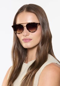 Krewe Blonde Venezia 18K Sunglasses