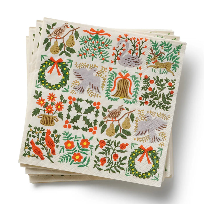 Rifle Paper Co Christmastide Cocktail Napkins