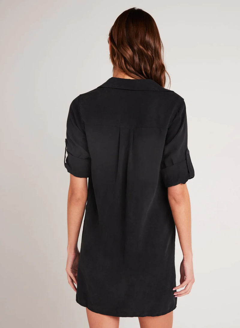 Bella Dahl Long Sleeve A-Line Shirt Dress