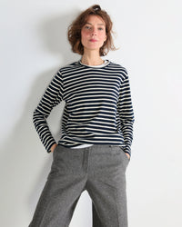 Kule The Modern Long Sleeve Stripe T-Shirt