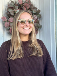 Krewe Dakota Pincheck 18K Sunglasses