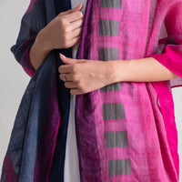 Sadhu Collective Silk Wool Jamdani Scarf