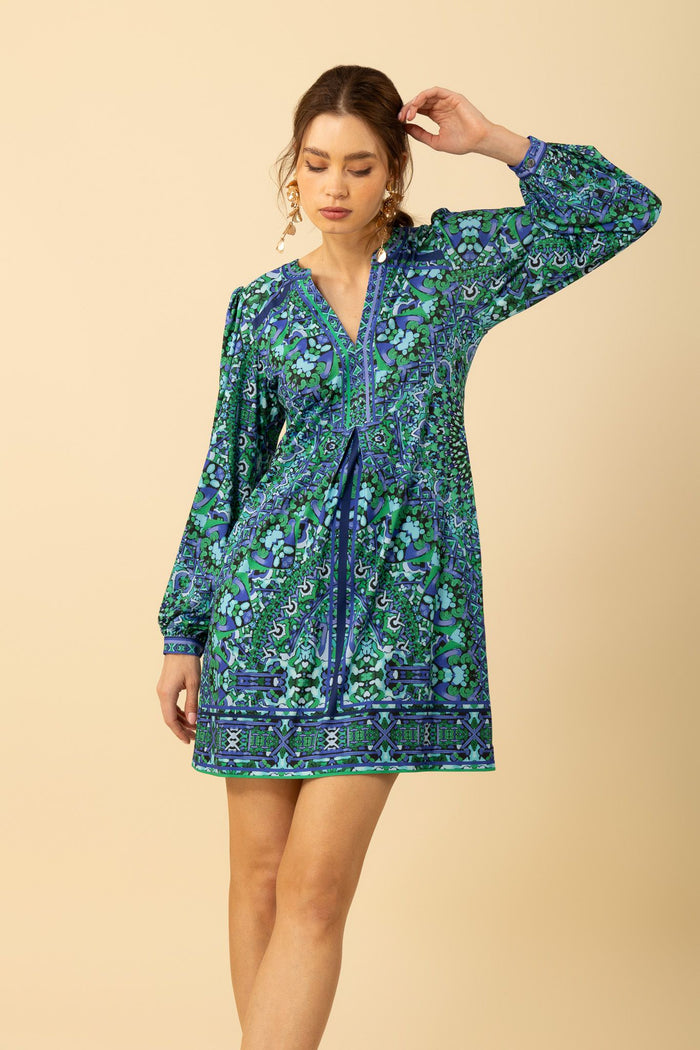 Hale Bob Heaven Medallion Print Dress