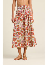Trovata Birds of Paradis Poppy Costa Bianca Skirt