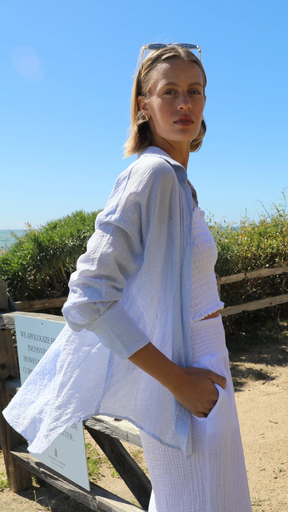 Felicite Drop Shoulder Shirt Final Clearance