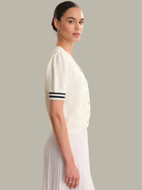 525 America Avalon Puff Sleeve Cardigan