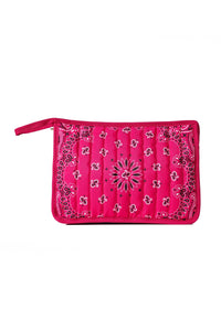 Haute Shore Bandana Print Pouch