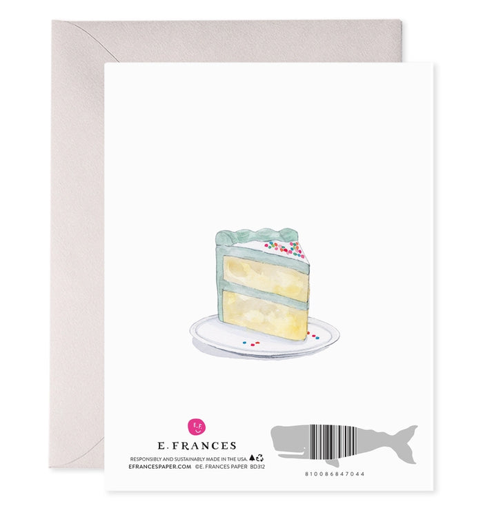 E.Frances Cake Slice Birthday Card