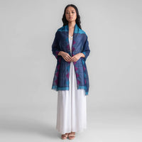 Sadhu Collective Silk Wool Jamdani Scarf
