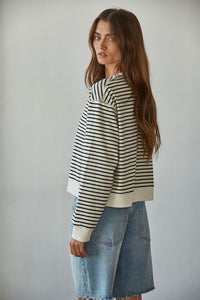 By Together Striped Crew Top