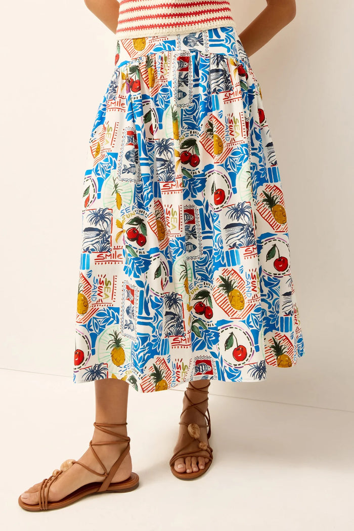 Marie Oliver Vicki Postcard Skirt