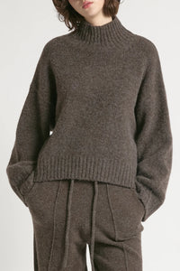 Look by M Chunky Mock Neck Sweater