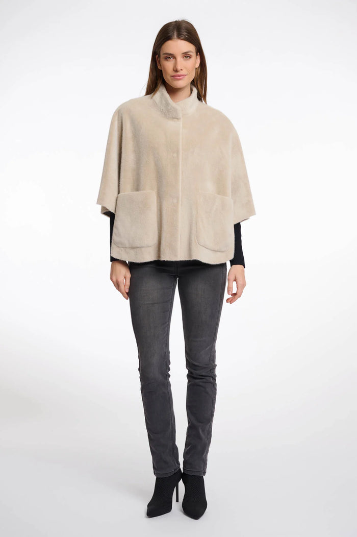 Rino & Pelle Dewi Faux Fur Cape