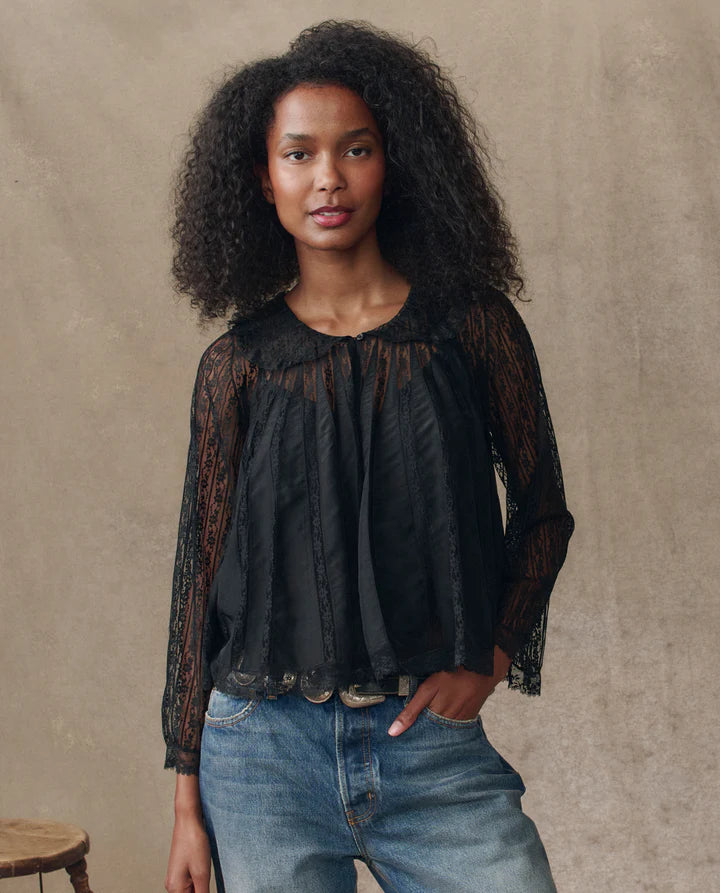 The Great Keepsake Lace Collared Top