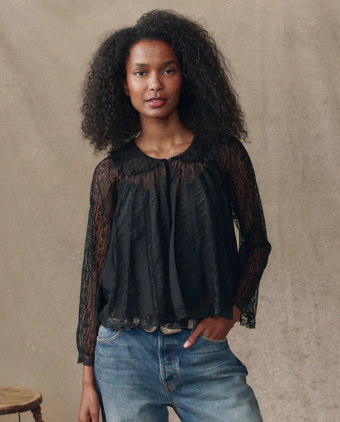 The Great Keepsake Lace Collared Top