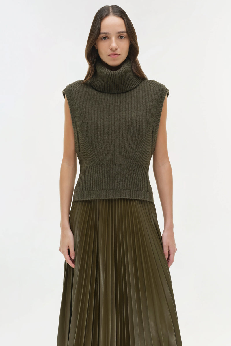 Simkhai Wool Cashmere Maple Top
