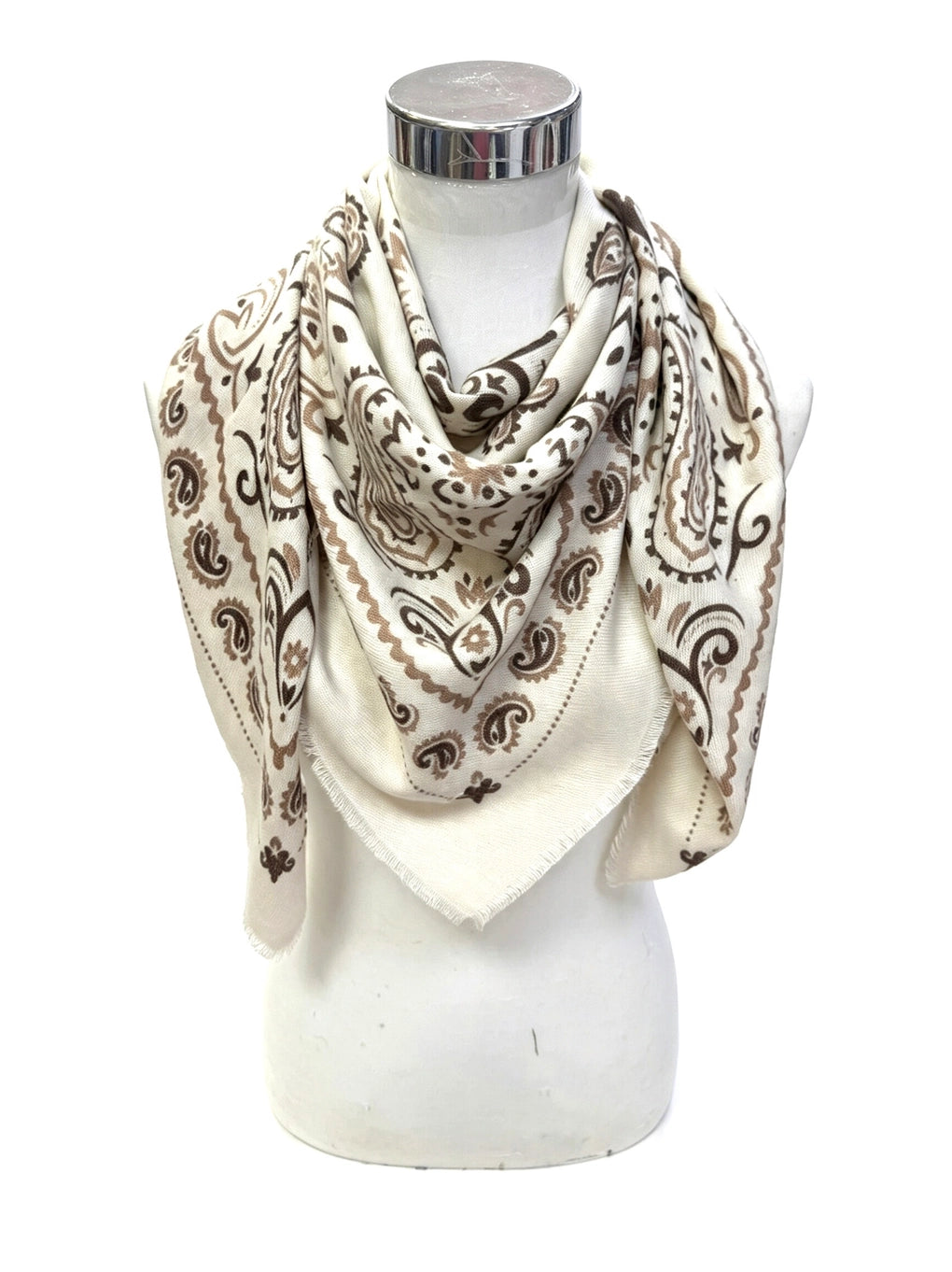 Lineta Bandana Wool Scarf