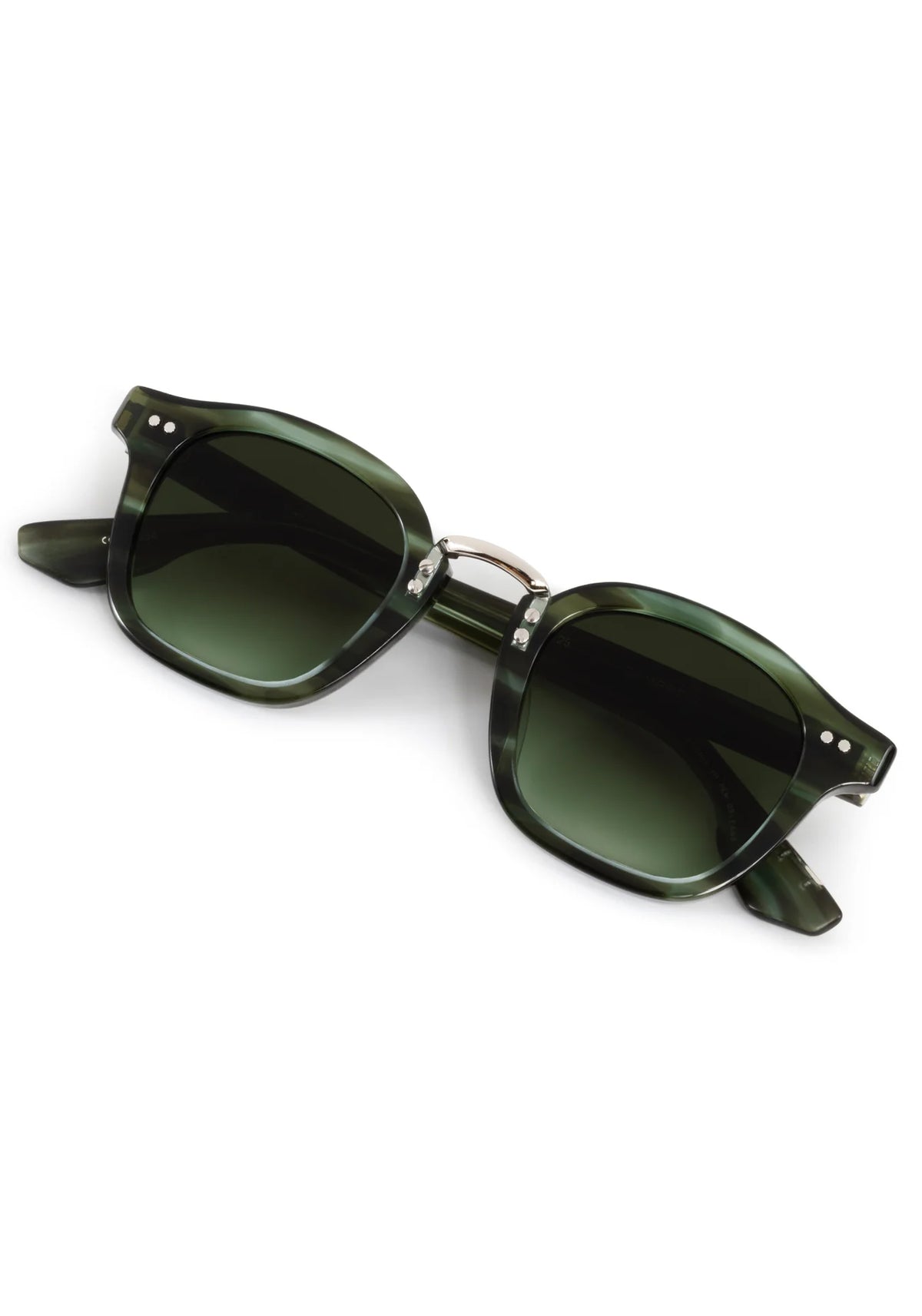Krewe Campbell Reed Silver Sunglasses