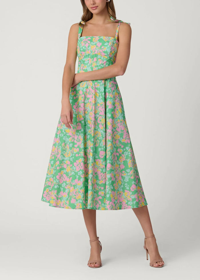 Shoshanna Majorelle Floral Print Sundress