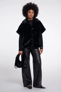 Rino & Pelle Cheryl Faux Fur Crossbody
