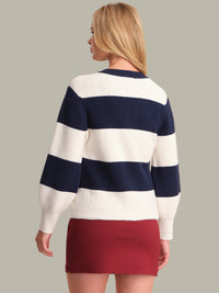 525 America Lottie Rugby Cardigan