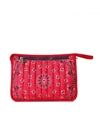 Haute Shore Bandana Print Pouch