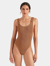 Hunza G Domino Scoop Neck Swim