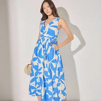 English Factory Floral Print Midi Dress