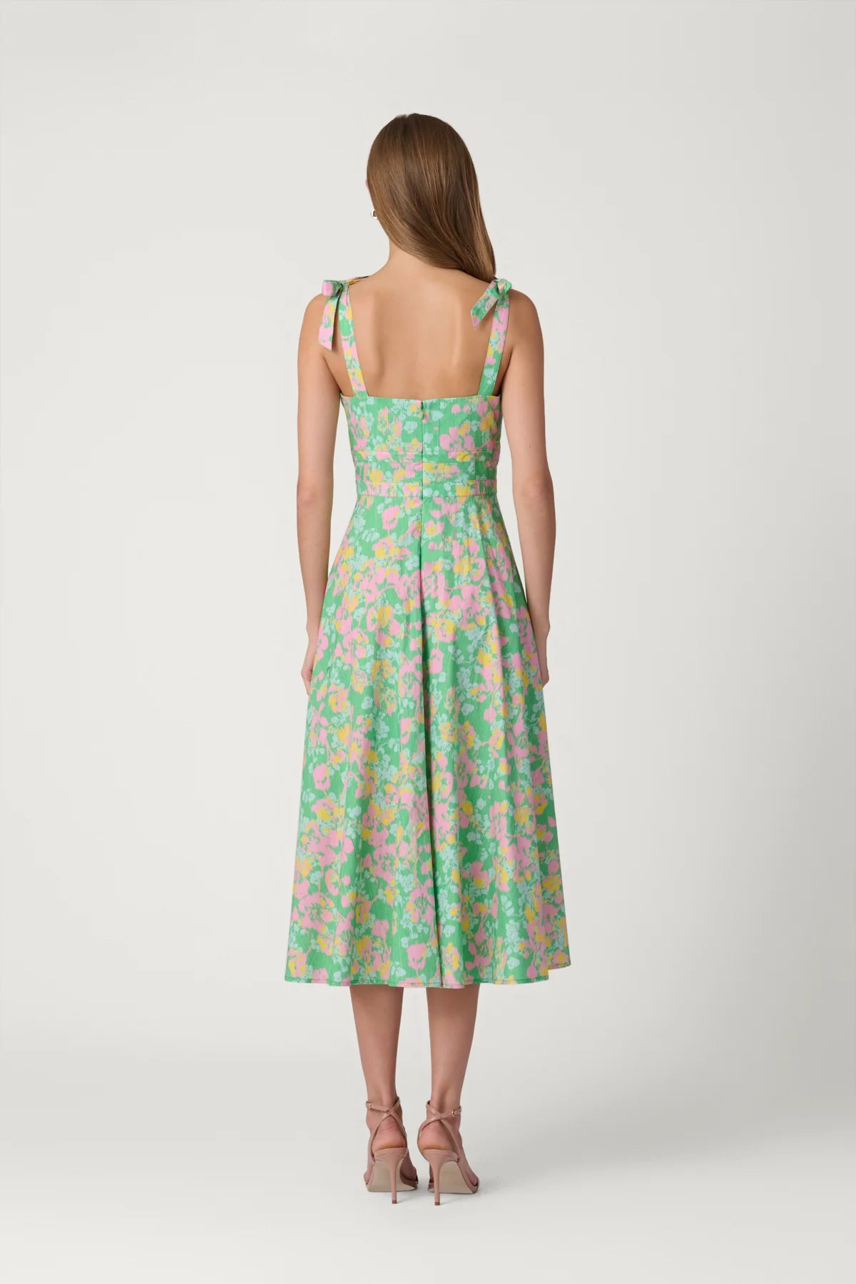 Shoshanna Majorelle Floral Print Sundress