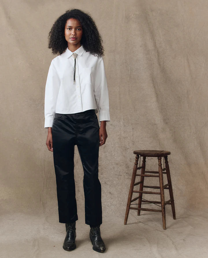 The Great Cropped Oxford Shirt
