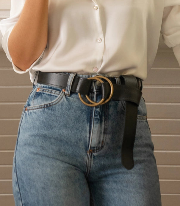 Ada Collection Black Josie Belt