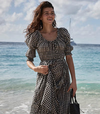 DOEN Ischia Gingham Dress
