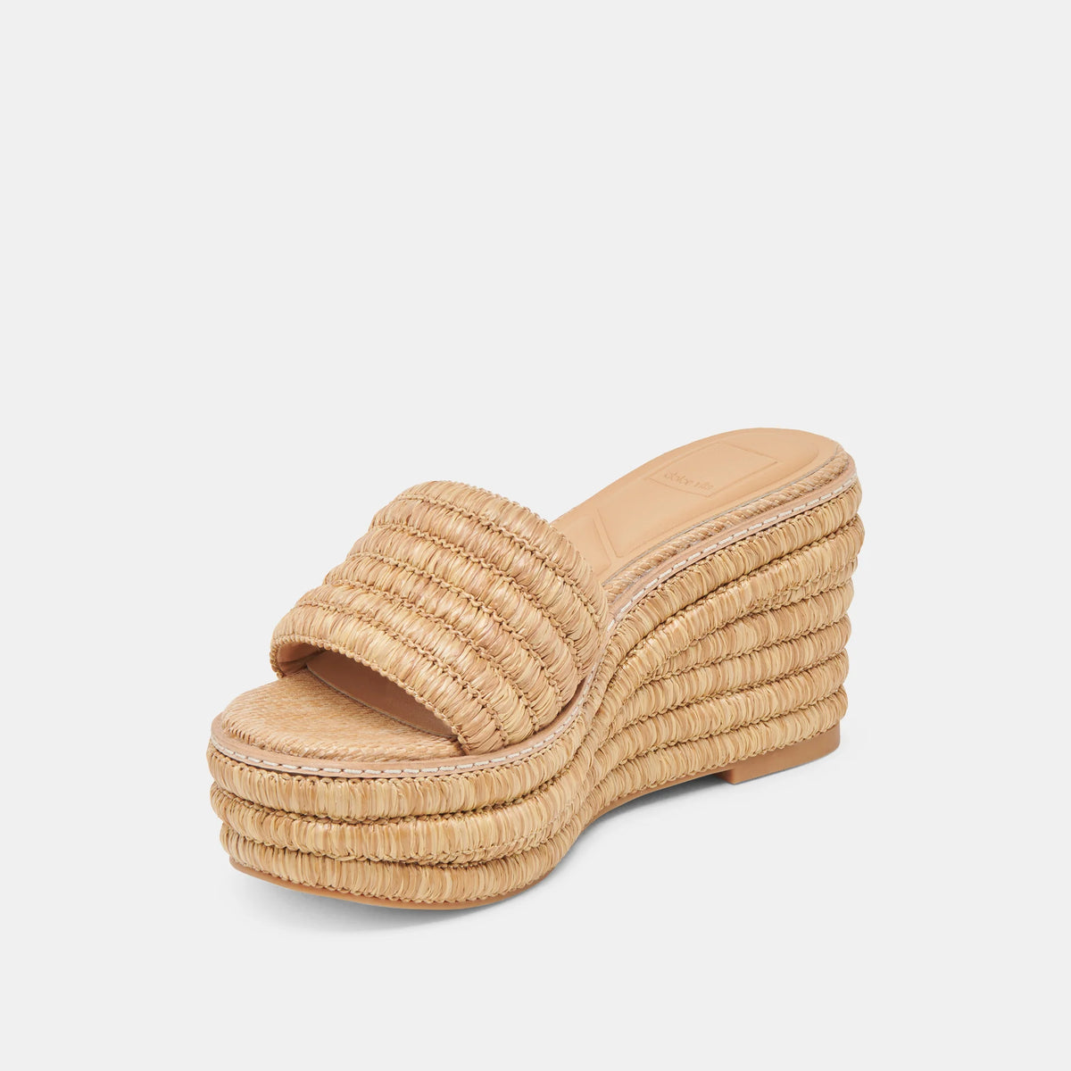 Dolce Vita Throne Wedges Light Natural Raffia