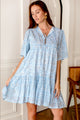 Geo Flower Blue
