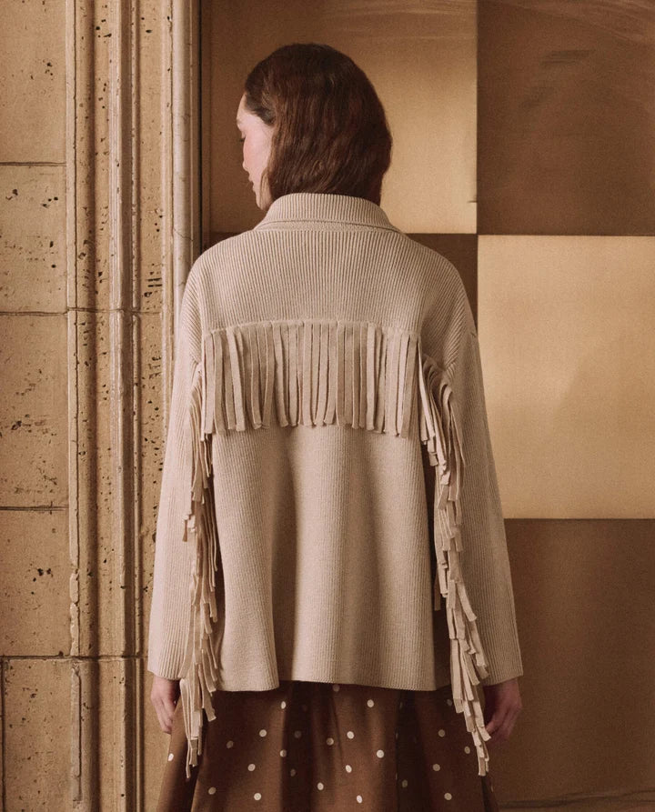 The Great Western Fringe Sweater Jacket