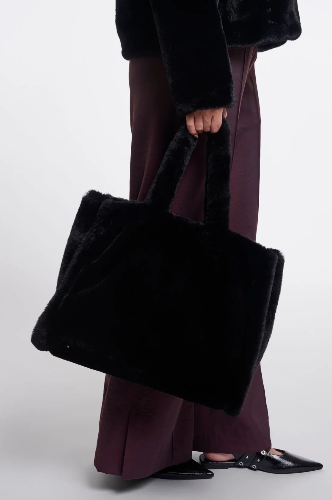 Rino & Pelle Daan Faux Fur Shopper