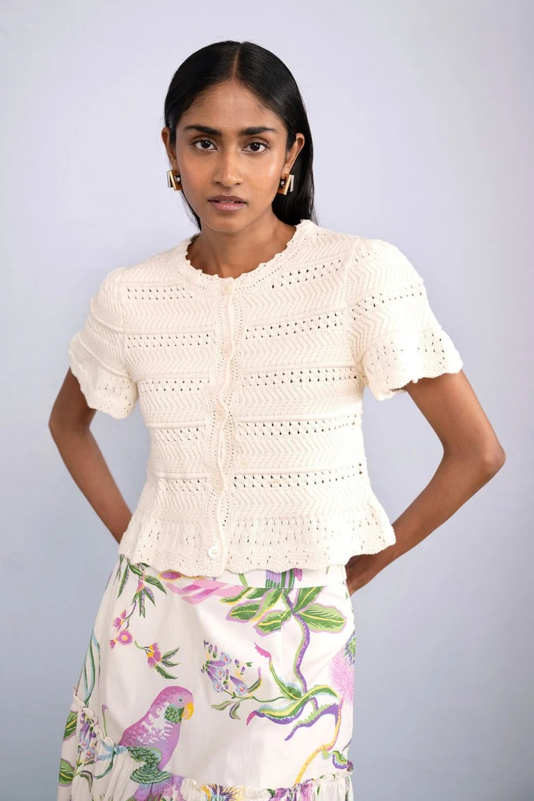Banjanan Laura Crochet Cardigan