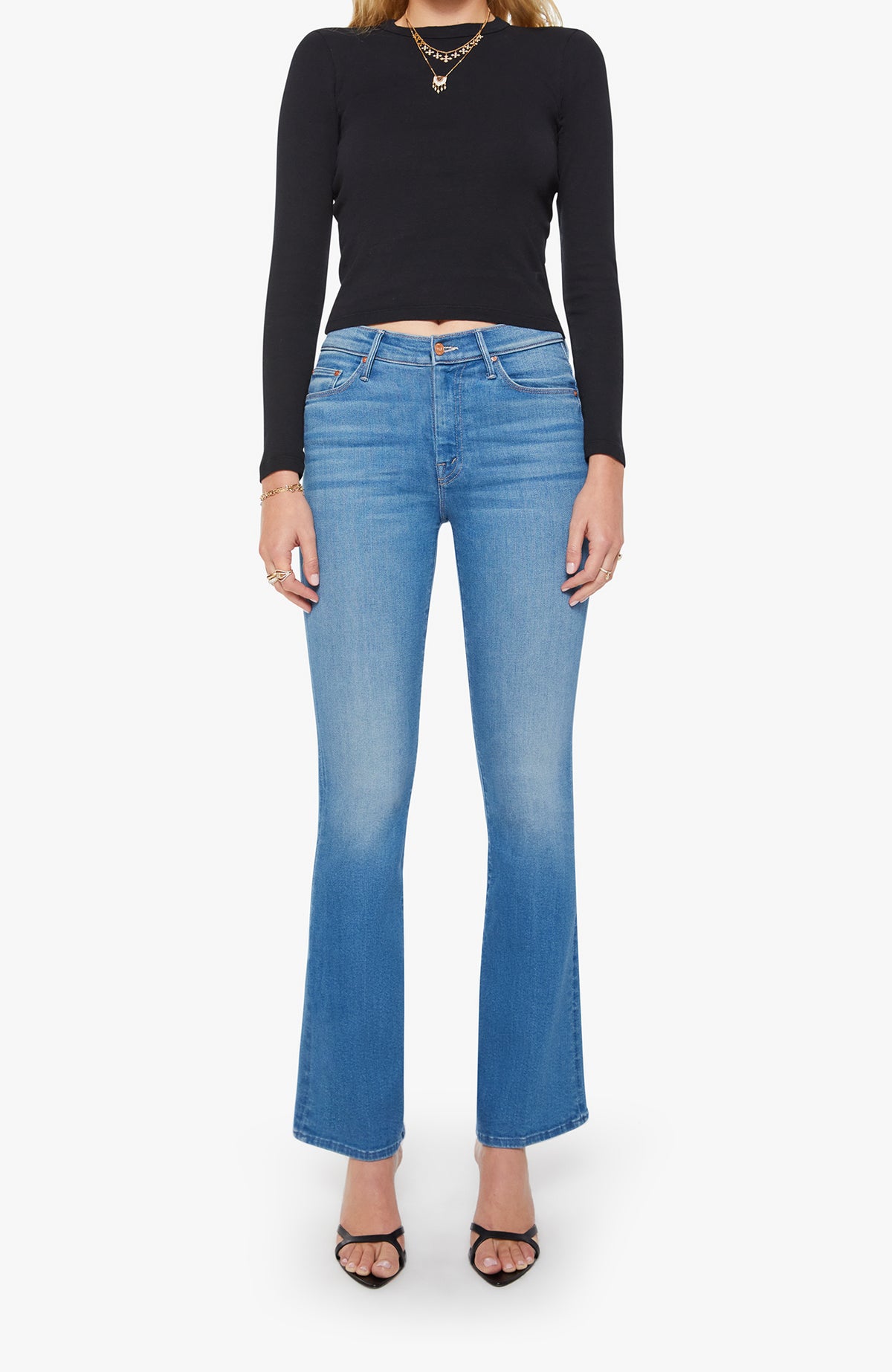 Mother Denim The Weekender Piece by Piece Jeans