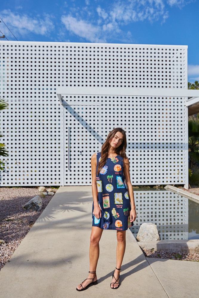 By Together Summer Print Mini Dress