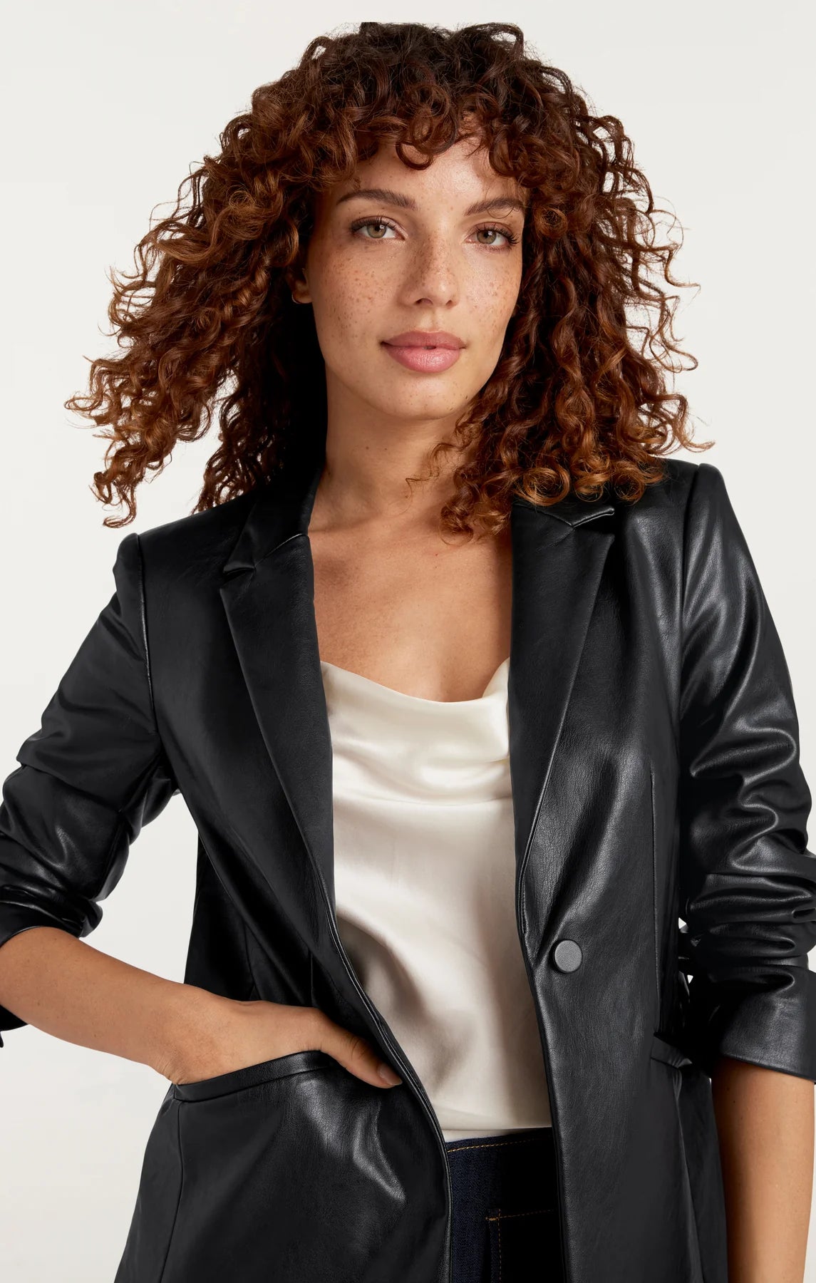 Cinq a Sept Vegan Leather Kylie Jacket