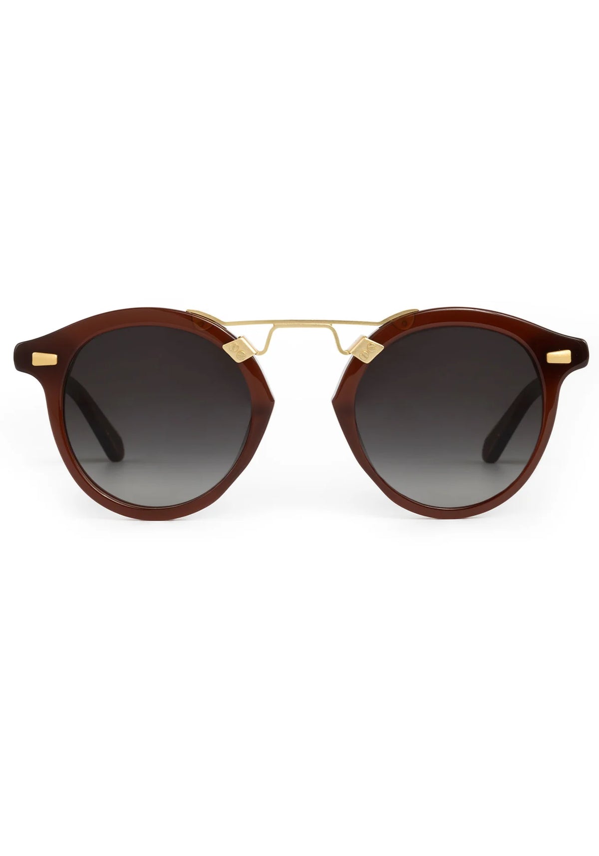 Krewe St. Louis II Espresso 18k Sunglasses