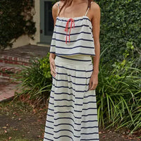 By Together Striped Crop Top