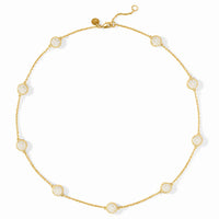 Julie Vos Windsor Delicate Station Cubic Zirconia Necklace