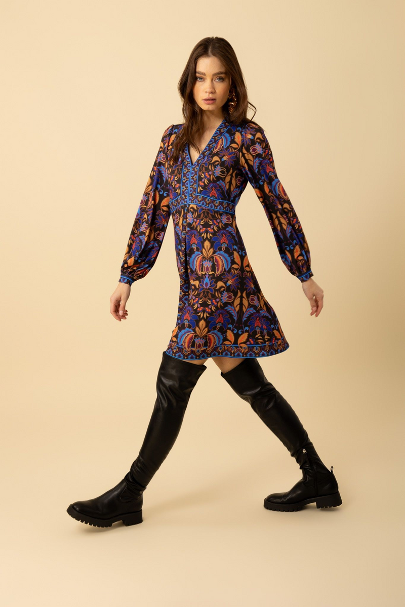 Hale Bob Helen Medallion Print Dress