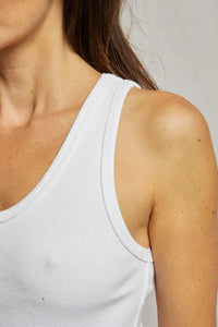 Perfect White Tee Blondie Rib Tank