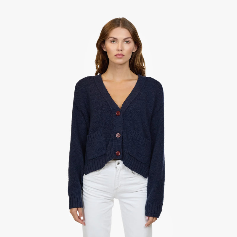 Autumn Cashmere Cropped V-Neck Cardigan