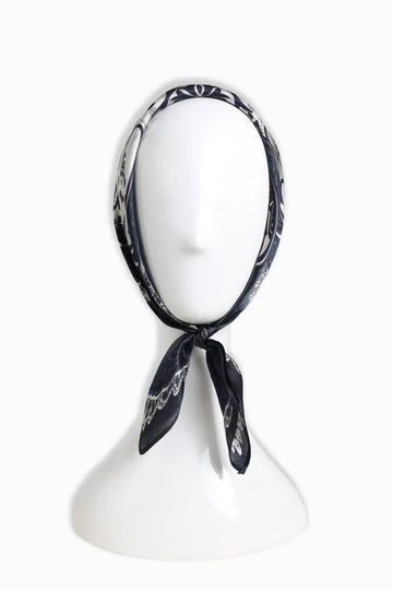 Common Knit Silk Bandana Scarf