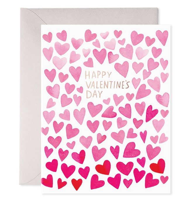 E. Frances Lots of Hearts Valentine's Day Card