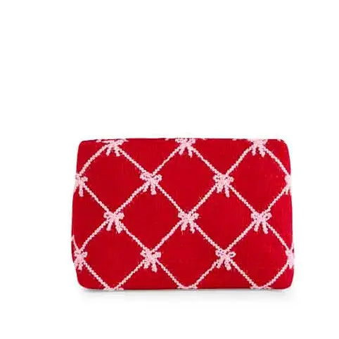 Shiraleah Tinsel Bow Zip Pouch