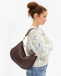 Clare V Moyen Messenger Chocolate